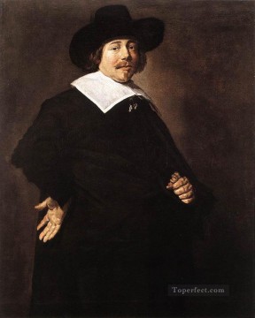 フランス・ハルス Painting - 男性の肖像 1640 年 オランダ黄金時代 フランス ハルス